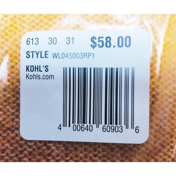 LC Lauren Conrad Womens Pink Yellow Ombre Knit Belted Cardigan Sweater Sz S New - Picture 4 of 9